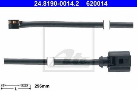 Датчик износа тормозных колодок (передних) Porsche Cayenne/VW Touareg 10- ATE 24.8190-0014.2