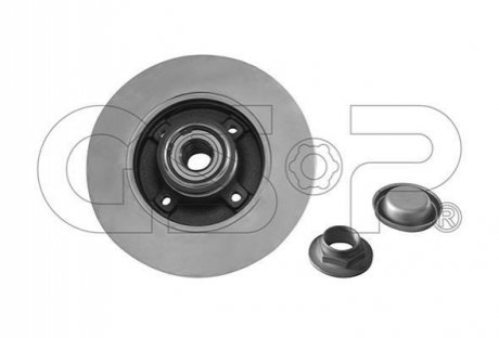 Диск тормозной (задний) Citroen C3 09-/C4/Peugeot 307/207 04-/208 12- (249х9) GSP 9230145K (фото 1)