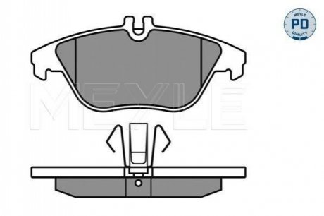 Колодки тормозные (задние) MB E-class (C207/A207) 1.6-5.5 07- MEYLE 025 242 5317/PD