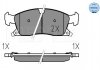 Колодки тормозные (передние) MB M/GLE/GL/GLS-class (W166/X166) 11-19/Jeep Grand Cherokee 10- MEYLE 025 251 9021 (фото 2)