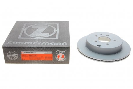 Диск гальмівний (задній) Mazda CX-7 06-14 (302x18) (з вениляцією) (з покриттям) ZIMMERMANN 370.3089.20