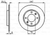 Диск тормозной (задний) Citroen Saxo/Xsara/Peugeot 106/206/306 91- (247x8) BOSCH 0 986 479 B35 (фото 6)