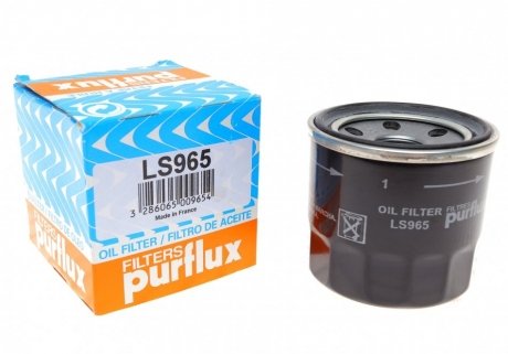 Фильтр масляный Renault Laguna 2.0i 16V 07- Purflux LS965 (фото 1)