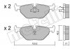 Колодки гальмівні (задні) BMW 3 (E30/E36/E46) 90-98/ 5 (E34) -97 (Teves) Metelli 22-0125-0 (фото 1)