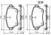 Колодки гальмівні (передні) MB A-class (W176)/B-class (W246) 11-18 BOSCH 0 986 494 663 (фото 2)