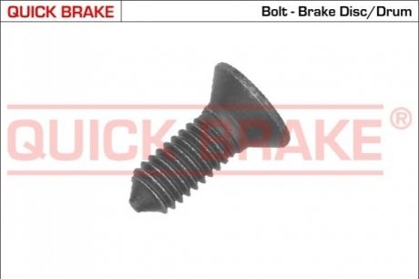 Болт крепления диска тормозного Hyundai Santa Fe/Kia Sportage 01- QUICK BRAKE 11667 (фото 1)