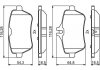 Колодки тормозные (задние) MB S-class (W222/V222/X222/C217) 13- BOSCH 0 986 494 790 (фото 2)