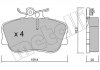 Колодки тормозные (передние) MB C-class (W202/S202) 93-01 Metelli 22-0158-0 (фото 7)