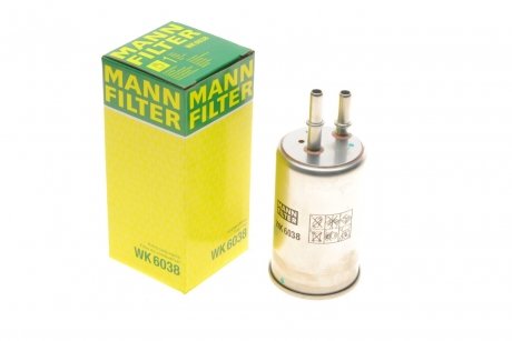 Фильтр топливный Volvo S60/ S80/ V70/ XC60 1.6-3.2 06- MANN WK 6038 (фото 1)