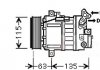 Компрессор кондиционера Renault Master III 2.3dCi 10-/Trafic 1.6 dCi 14- Van Wezel 4300K486 (фото 1)