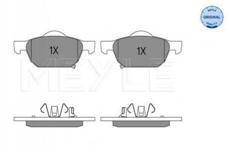 Колодки тормозные (передние) Honda Accord VIII 08-/Civic IX 12- MEYLE 025 247 9617/W