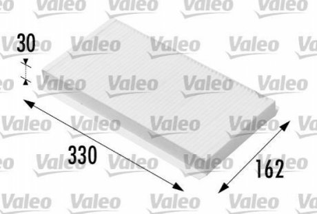 Фильтр салона Opel Combo 1.3CDT/1.7DI/CDTI 01- (угольный) Valeo 698711