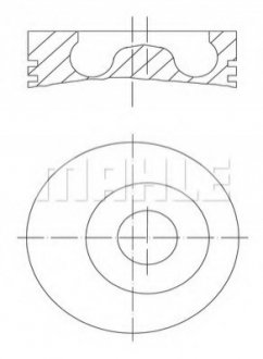 Поршень Ford Connect 1.8TDCI (82.50mm/STD) MAHLE / KNECHT 016 02 00 (фото 1)