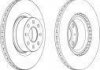 Диск тормозной (передний) Fiat Doblo 10- (284x22) FERODO DDF1298 (фото 2)
