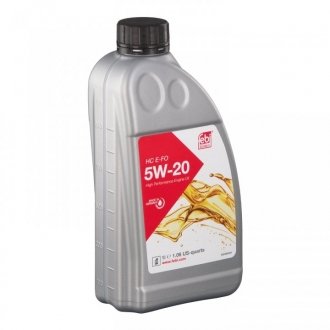 5л (Made in GERMANY !!) 5W-20 масло синт. ACEA A1/B1, ACEA C5, API SN, Ford WSS-M2C945-A, Ford WSS-M2C948-B, FIAT 9.55535-CR1, Chrysler MS 6395, Jaguar STJLR.03.5004 FEBI BILSTEIN 108352 (фото 1)