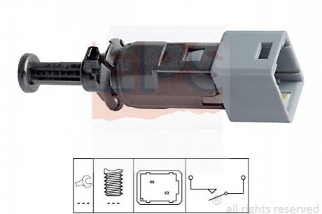 RENAULT вимикач STOP-сигналів Nissan Interstar,Kubistar,Primastar,Clio II,Laguna II,Kangoo,Master II,Trafic II,Opel Vivaro EPS 1.810.150