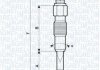 Свічка розжарювання CITROEN JUMPER, RELAY FIAT DUCATO IVECO DAILY RENAULT MASTER II [062900040304] MAGNETI MARELLI UC37A (фото 1)