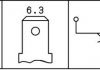 Датчик давления масла VW T4 -03 (серый) HELLA 6ZL 003 259-481 (фото 2)