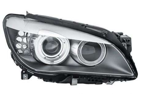 BMW фара основна Bi-Xenon з мотором,без ламп,без предвкл.приладу D1S H8 з денний.світлом прав.7 F01 08- HELLA 1EL 354 689-021