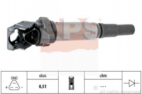 Катушка зажигания BMW X5 (F15/F85)/X6 (F16/F86) 13- EPS 1.970.475 (фото 1)