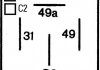 DB реле поворотів 207D,Opel,Ford,VW,Peugeot,Fiat,Lada,Honda,Mazda,Nissan,Mitsubishi,Toyota HELLA 4DM 003 360-021 (фото 3)