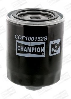 VW фільтр масляний H=128mm Audi 100 2,0TD/2,4D 8/89-2,5TDI -11/90A6,T4 1,9D/TD 82- CHAMPION COF100152S