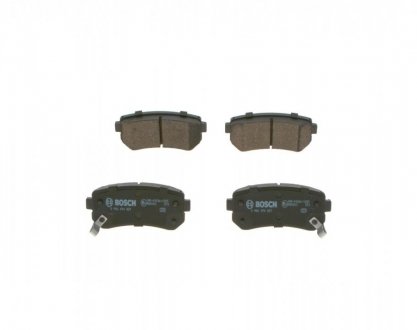Колодки тормозные (задние) Hyundai Tucson 15-/Sonata 05-15/ix20/ix35/Kia Cerato/Sportage/Picanto 10- BOSCH 0986494887