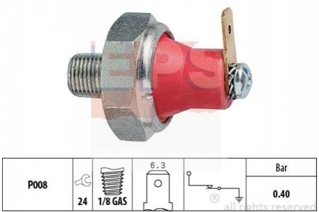 MITSUBISHI датчик тиску мастила Carisma,Colt IV,V,Galant V,VI,L200 2.5 DI-D 05-,Lancer EPS 1.800.094