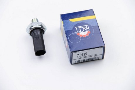 Датчик давления масла VW T5/Caddy 1.6/2.0 95-15 (1.2-1.6 bar) (черный) FACET 7.0135 (фото 1)