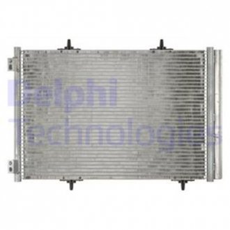 Радиатор кондиционера Citroen C2/C3/Peugeot 206/207 1.1-1.6D 02- Delphi TSP0225642