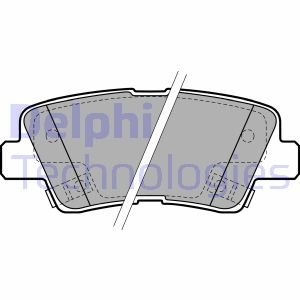 Колодки тормозные (задние) Hyundai Elantra/Sonata/Tucson 04- Delphi LP2195