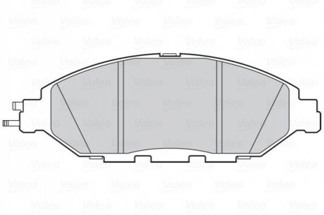 Колодки тормозные (передние) Nissan Pathfinder 2.5/3.5 4WD 13- Valeo 302321