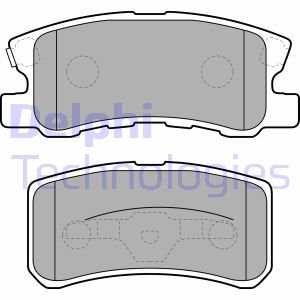 Колодки тормозные (задние) Citroen C4/Peugeot 4008 12-/Dodge/Jeep/Mitsubishi Outlander 06-/Pajero 91 Delphi LP1691