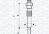 Свічка розжарювання TOYOTA LAND CRUISER 3.0TD, PICNIC [062900068304] MAGNETI MARELLI UC51A (фото 1)