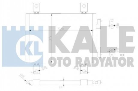 Радиатор кондиционера Citroen Jumper/Fiat Ducato/Peugeot Boxer 2.0-2.8D 02- Kale 377600