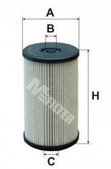 Фільтр паливний 1.9/2.0 TDI/SDI Caddy III 04.06> (2K-6-090001>)/Golf V/Octavia A5 M-FILTER DE 3128