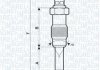 Свічка розжарювання MERCEDES, LANCIA, HONDA, FORD [] MAGNETI MARELLI 062587001304 (фото 1)