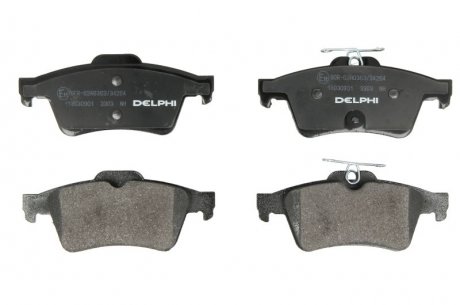 Колодки тормозные (задние) Peugeot 508 10-18 Delphi LP3303 (фото 1)