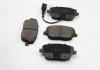 Колодки тормозные (передние) Seat Ibiza/VW Polo 01-09/Skoda Fabia 99-14/Roomster 06-15 (+датчик) BREMSI BP3013 (фото 1)