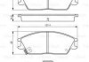 Колодки тормозные (передние) Hyundai Accent I/II 89-06/Getz 02-11 BOSCH 0986494620 (фото 8)