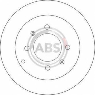 Гальмівний диск задн. Sonata/Optima/Matrix/Elantra/Sonata/Magentis/Optima 98- A.B.S. 17207