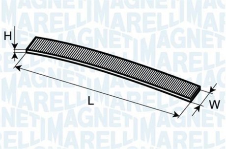 BMW фільтр повітр. салону 1-serie (E87) 04-, 3-serie(E90) 05- MAGNETI MARELLI BCF208