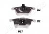 Колодки тормозные (передние) Opel Vectra C 02-08/Signum 03-08/Saab 9-3 02-15 JAPANPARTS PA-027AF (фото 1)