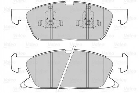 Колодки тормозные (передние) Ford Galaxy III/S-Max 15- Valeo 302311