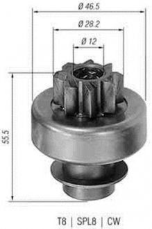 Бендикс HYUNDA Getz, Matrix, Accent, Elantra [940113020130] MAGNETI MARELLI AMB0130 (фото 1)