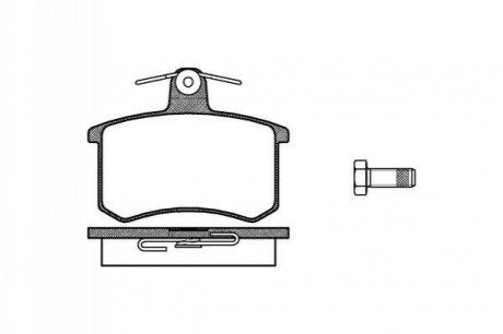 Колодки тормозные (задние) Audi 80/90 82-96/A4 95-01/A6 94-97/A8 94-02/Fiat Croma 85-96 WOKING P0353.00