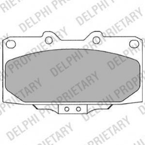 Колодки тормозные (передние) Subaru Impreza 96-/Nissan 200SX/300ZX 90-99 Delphi LP2044 (фото 1)