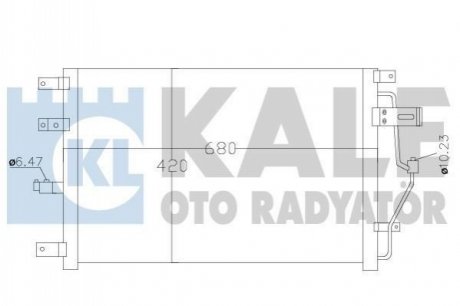 Радиатор кондиционера Volvo S60/S80/V70/XC70 98-10 Kale 390300