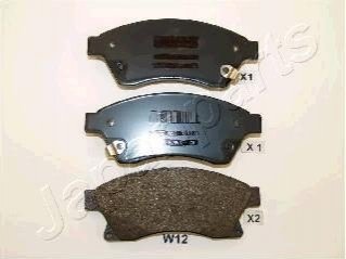 Колодки тормозные (передние) Nissan Rogue 10-13/Chevrolet Aveo 11-/Cruze/Opel Astra J 09- JAPANPARTS PA-W12AF