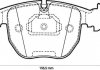 Колодки тормозные (передние) BMW 5 (E39) 96-04/7 (E38) 94-01/X3 (E83) 06-11/X5 (E53) 00-06 Jurid 571873J (фото 1)